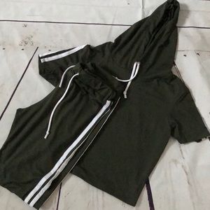 Active wear 2 piece set (crop top)